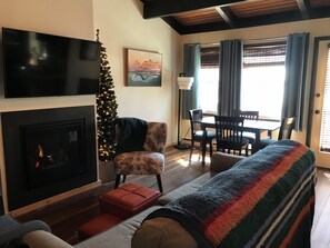 Smart TV, fireplace, books - Cozy Townhouse, Greek Peak, Virgil, Cortland, NY (Virgil)