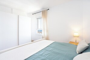 2 bedrooms, iron/ironing board, travel crib, WiFi