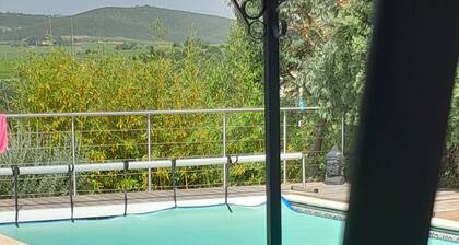 Breathtaking view of the Corbières 15 minutes from Narbonne 30 minutes from the beaches