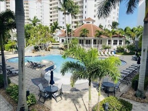 Pool - 2 Blocks From The Beach With Beautiful Bay And Gulf Views In The Distance - Reg 1-702 (Naples)