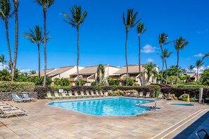 Et oppvarmet basseng