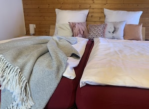2 habitaciones, escritorio, wifi gratis y ropa de cama