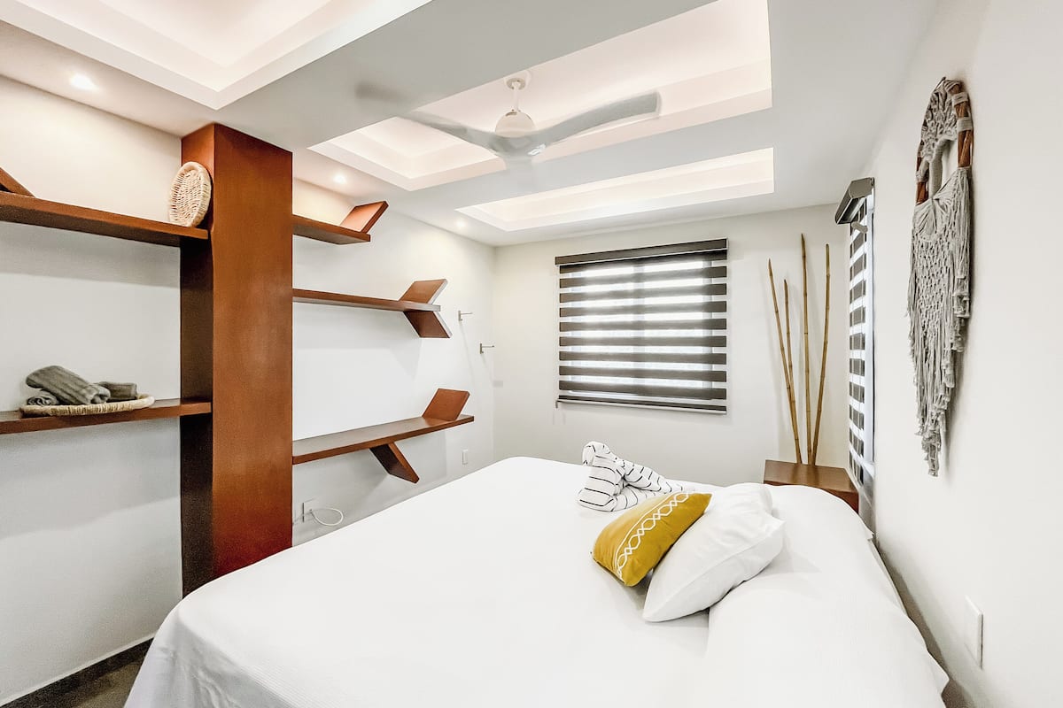 Deluxe-Loft | Badezimmer | Dusche, Haartrockner, Handtücher, Seife