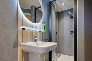 Shower, hair dryer