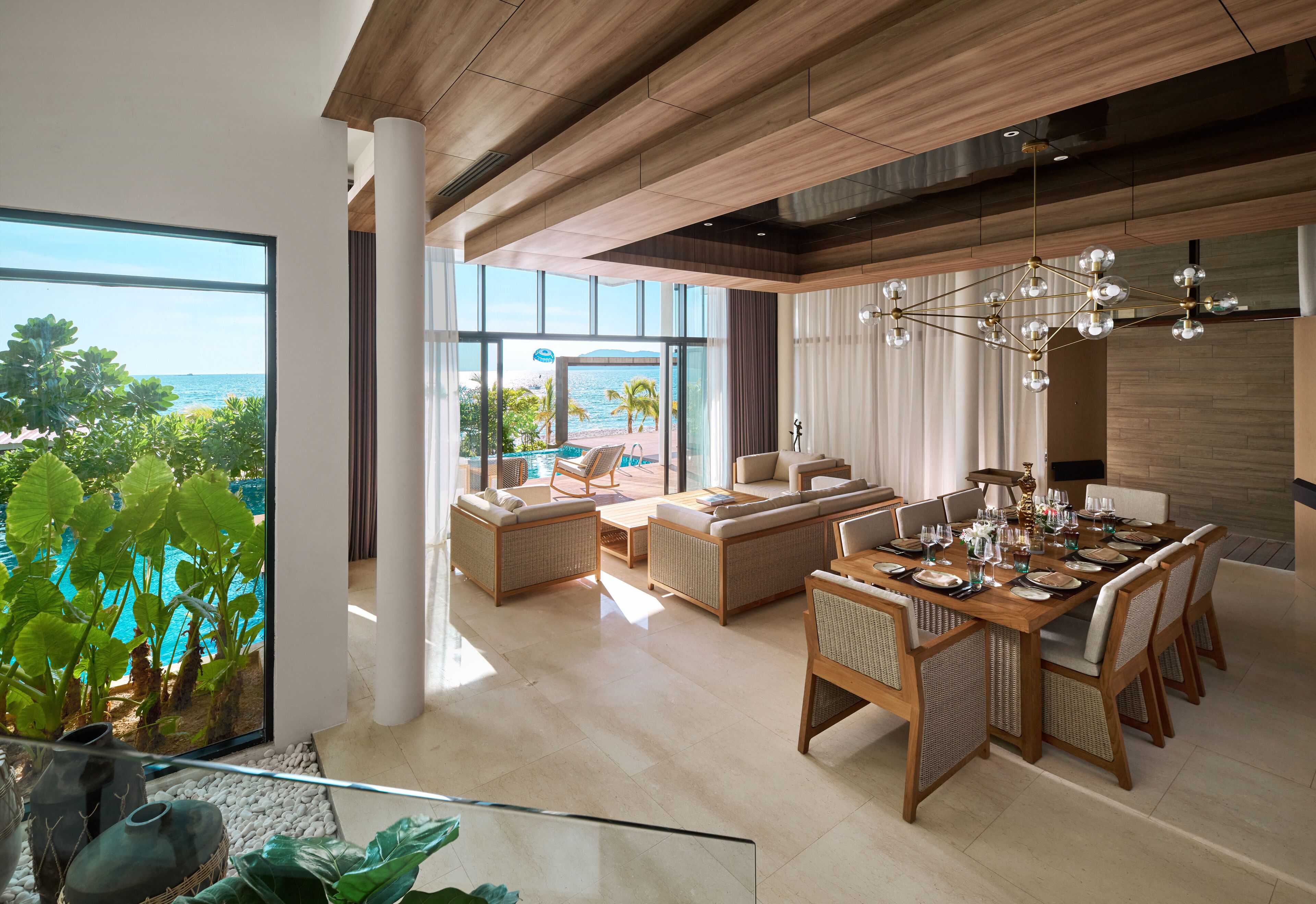 Villa, 3 Bedrooms, Ocean View | In-room safe, desk, blackout drapes, iron/ironing board