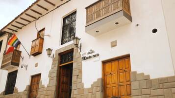 Majoituspaikan julkisivu