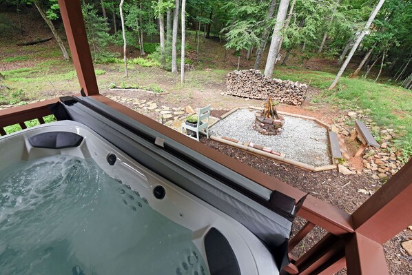 Baignoire à remous extérieure