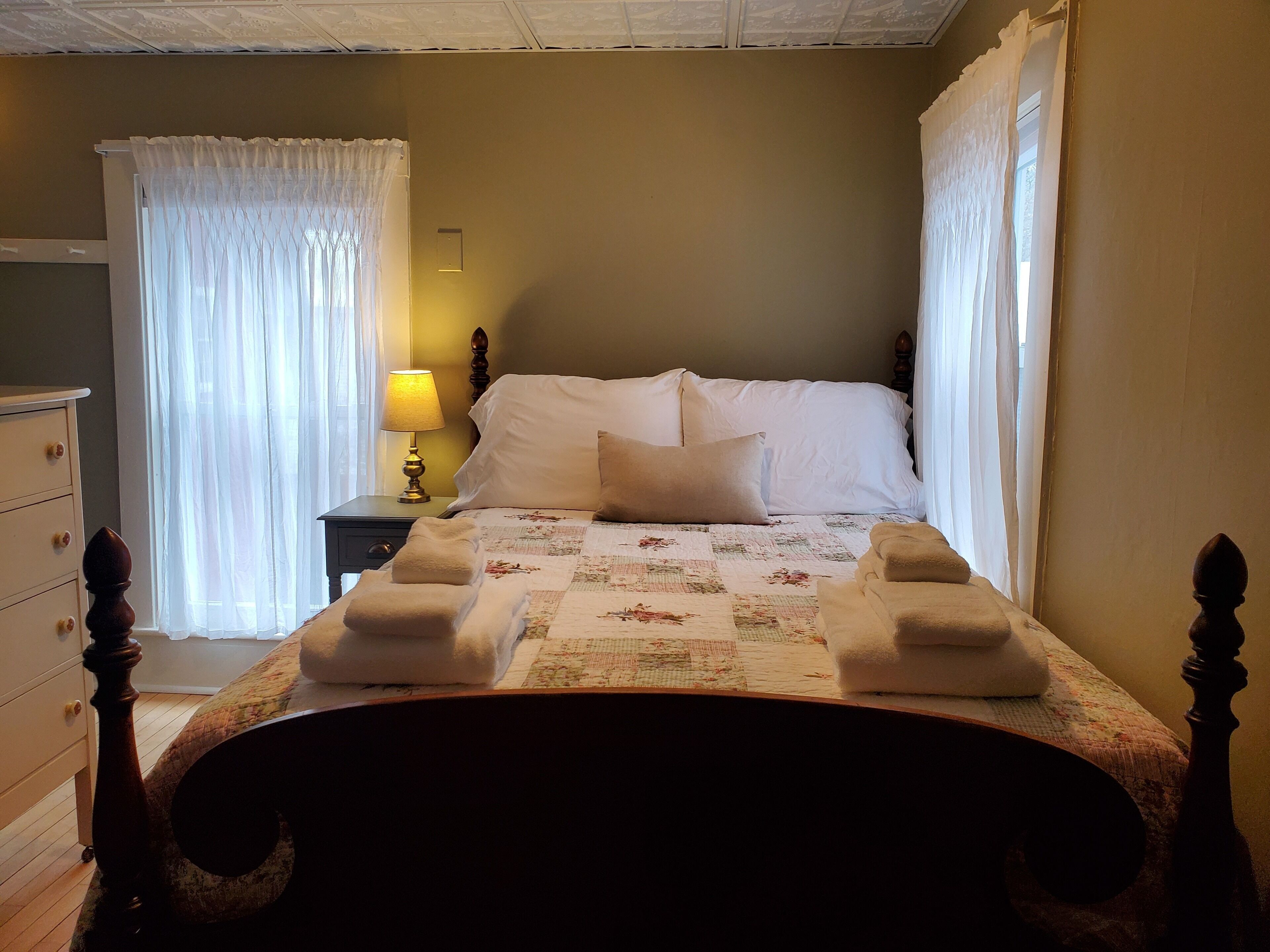 Individually decorated, individually furnished, blackout drapes