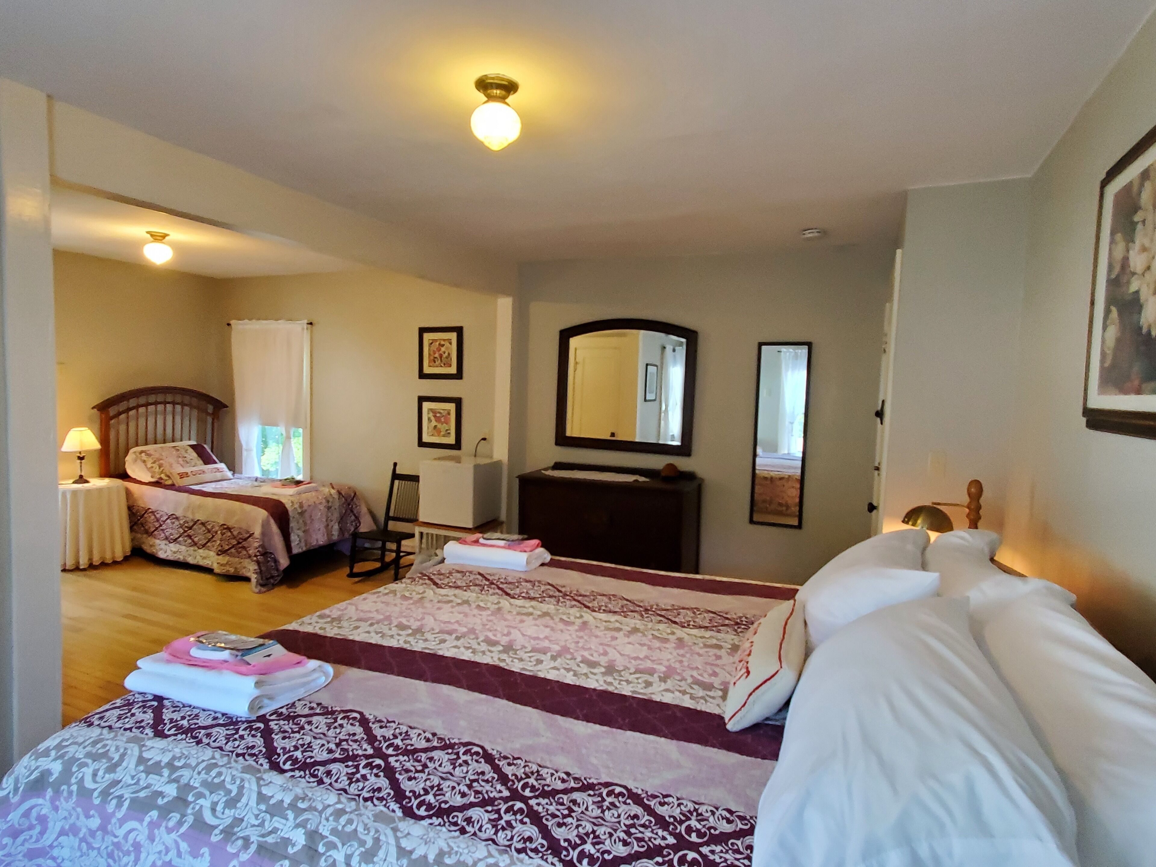 Individually decorated, individually furnished, blackout drapes