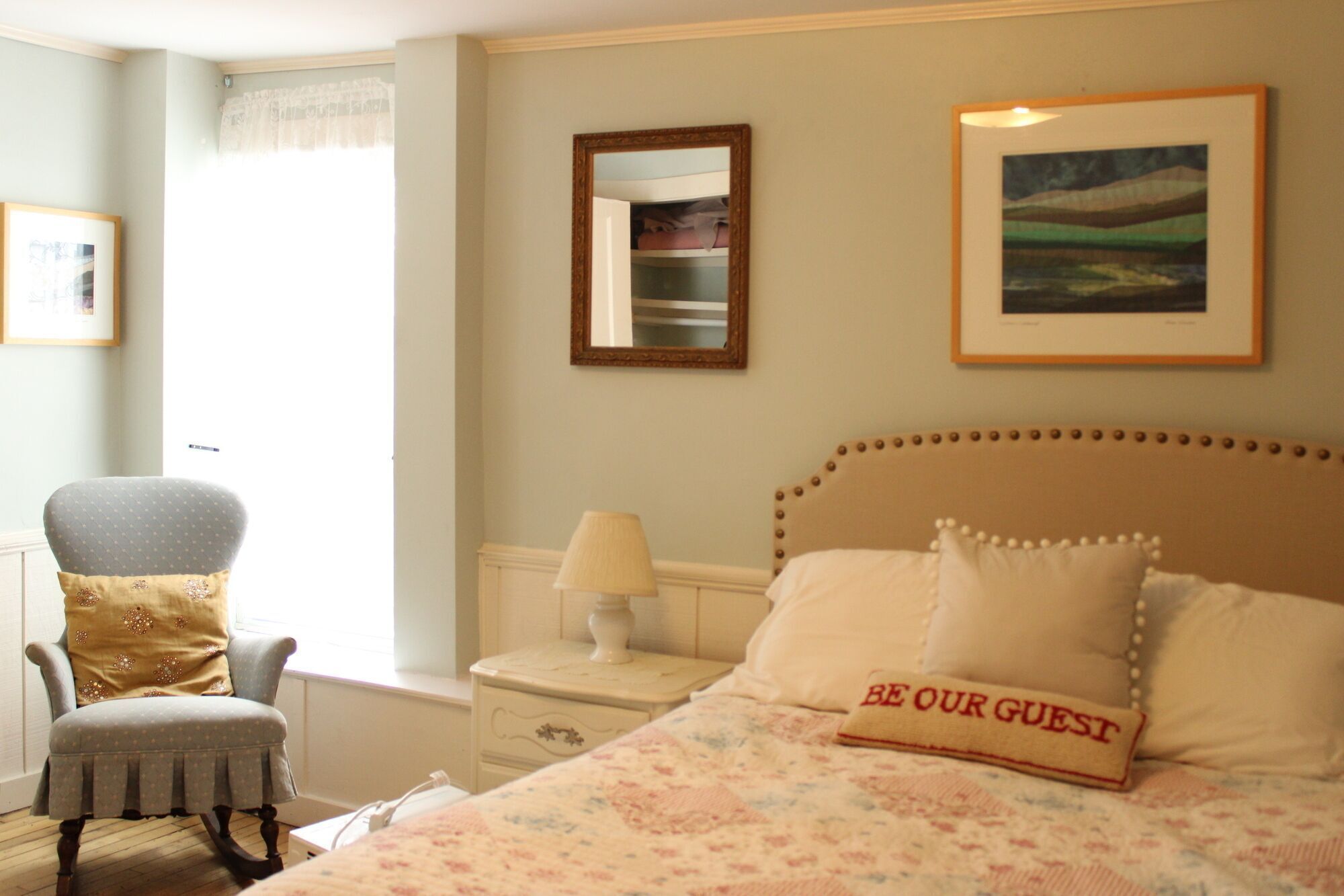 Individually decorated, individually furnished, blackout drapes