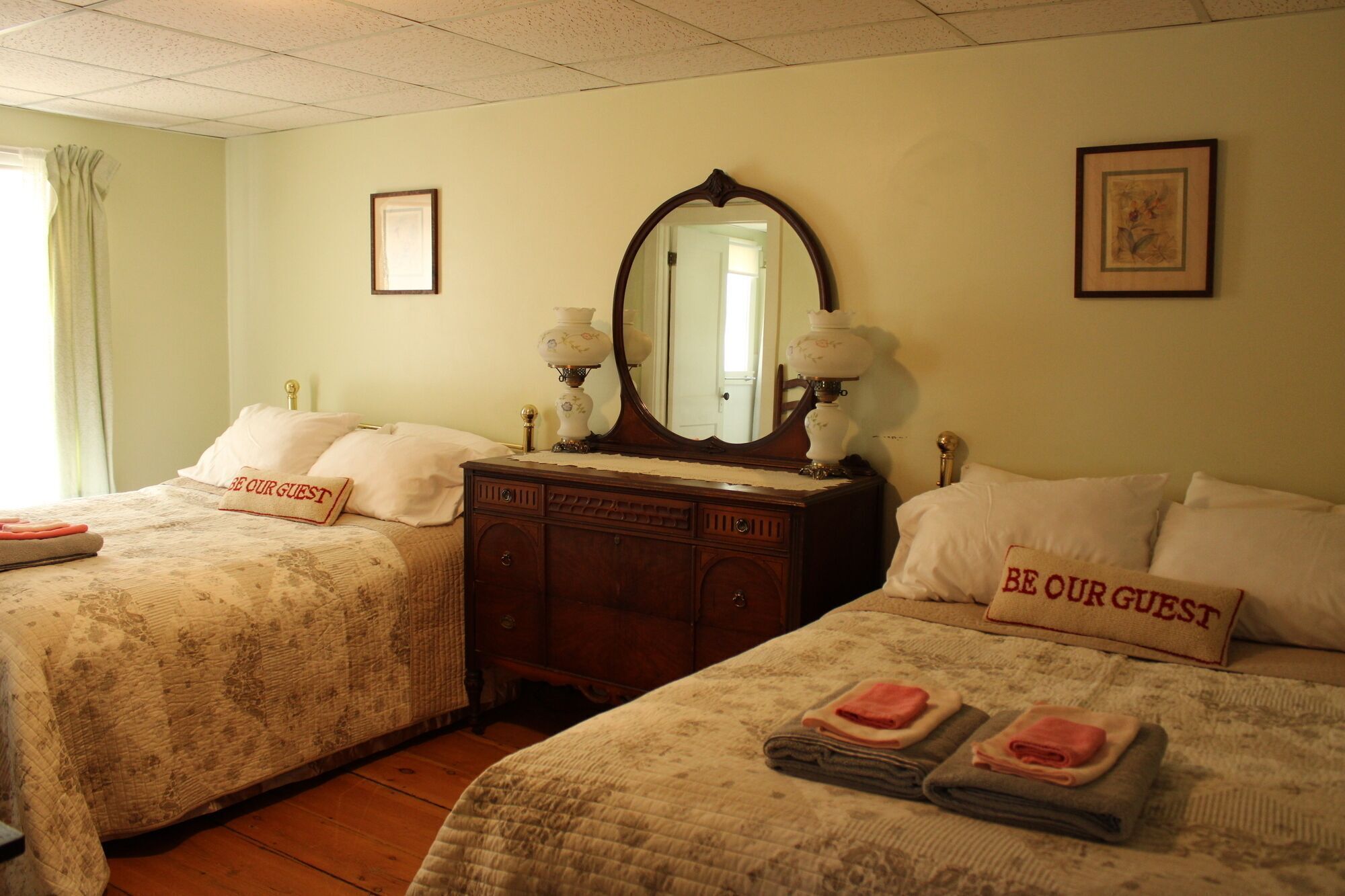 Individually decorated, individually furnished, blackout drapes