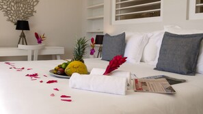 6 chambres, coffres-forts dans les chambres, fer et planche à repasser