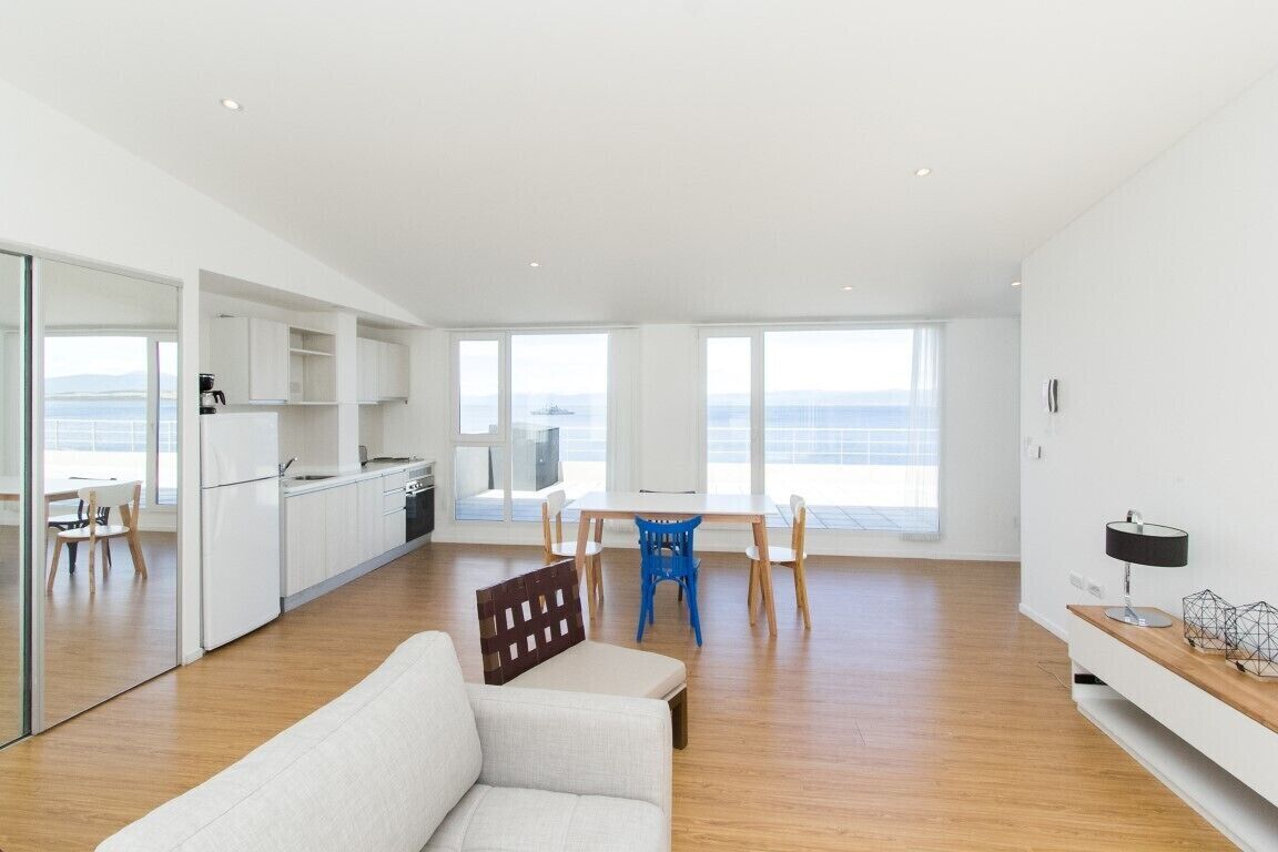 Suite Studio Deluxe, 2 grands lits, balcon, vue océan | Literie de qualité supérieure, couette en duvet d'oie