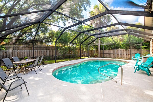 Alberca al aire libre 