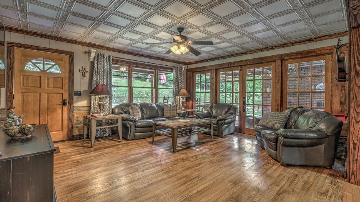  Handicap friendly. All one level home in a quiet valley setting.