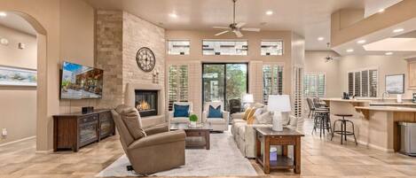 Älytelevisio, takka, stereot