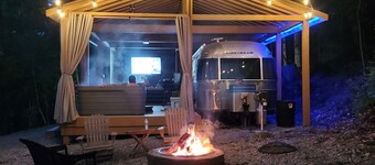 2-Person Romantic Airstream Glamper in Hocking Hills, Ohio