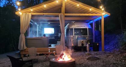 2-Person Romantic Airstream Glamper in Hocking Hills, Ohio