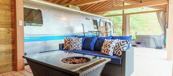 2-Person Romantic Airstream Glamper in Hocking Hills, Ohio