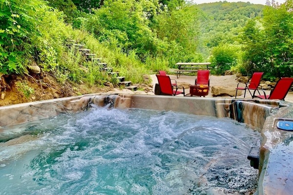 Baignoire à remous extérieure