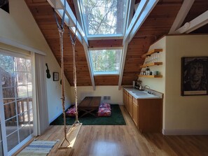 Fridge, microwave, oven, stovetop - Serene Skylit Stays in BLS with access to Lakes, Pool & Many Amenities (Arnold)