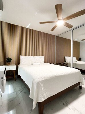 4 bedrooms, iron/ironing board, travel cot, WiFi