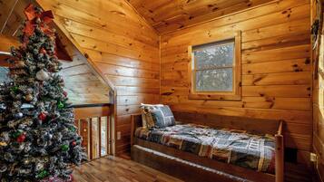 4 dormitorios, tabla de planchar con plancha, cuna de viaje