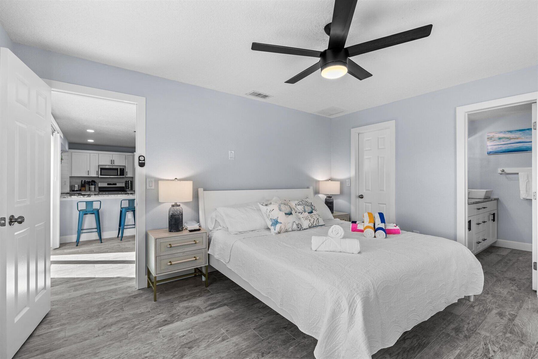 3 bedrooms, iron/ironing board, travel crib, free WiFi