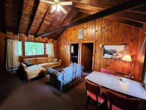 Televisión, chimenea y tenis de mesa 