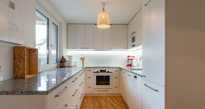 Very spacious apartment with garden