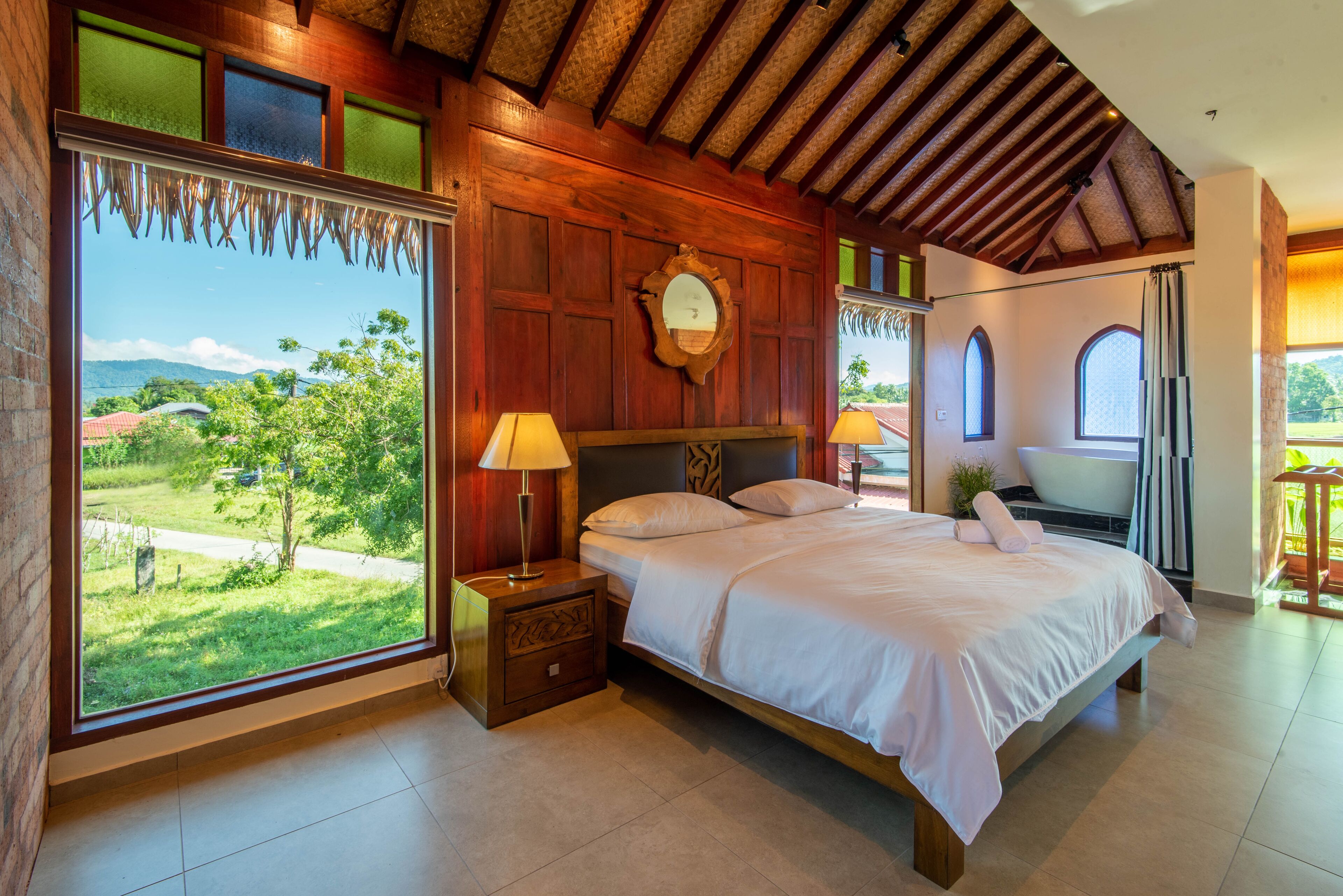 Royal Orchid Villa | Egyptian cotton sheets, premium bedding, memory foam beds