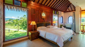 Royal Orchid Villa | Egyptian cotton sheets, premium bedding, memory foam beds