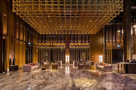 Lobby sitting area. M Resort & Hotel