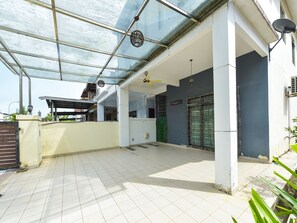 Fassade der Unterkunft