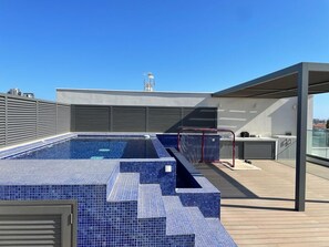 Outdoor pool - Luxury penthouse with private pool (Germasogeia)