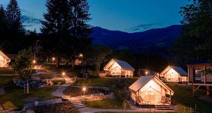 Chalet de luxe avec lave-vaisselle dans la région