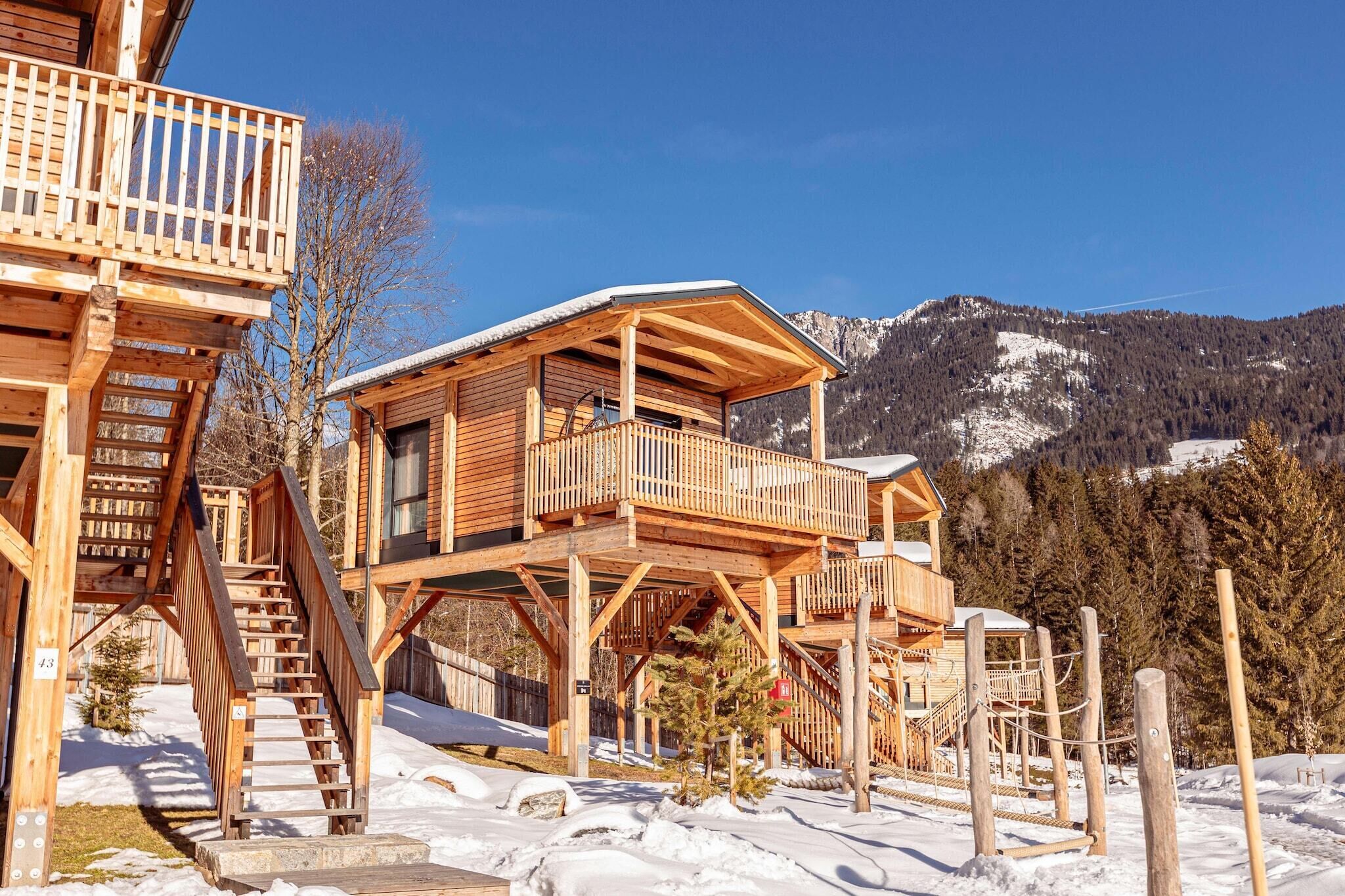 Außenseite Ferienhaus [Winter]