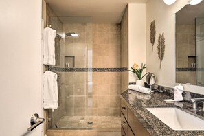 Free toiletries, hair dryer, towels