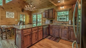 House, 3 Bedrooms | Private kitchen - Cozy Bear Cabin by Escape to Blue Ridge (Blue Ridge)