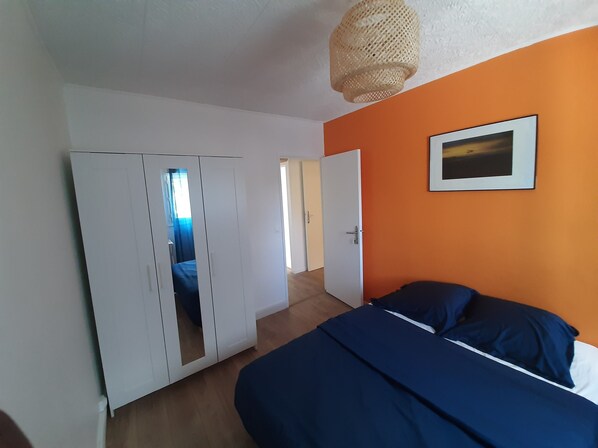 1 soverom og sengetøy