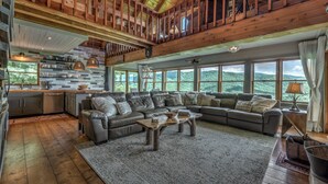 Cabin, 2 Bedrooms | Living room