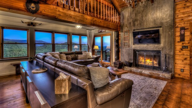 Cabin, 2 Bedrooms | Living room