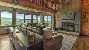 Cabin, 2 Bedrooms | Living room