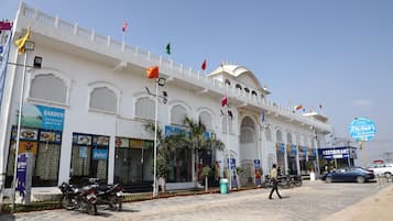 Façade de l’hébergement