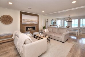 TV connectée, cheminée