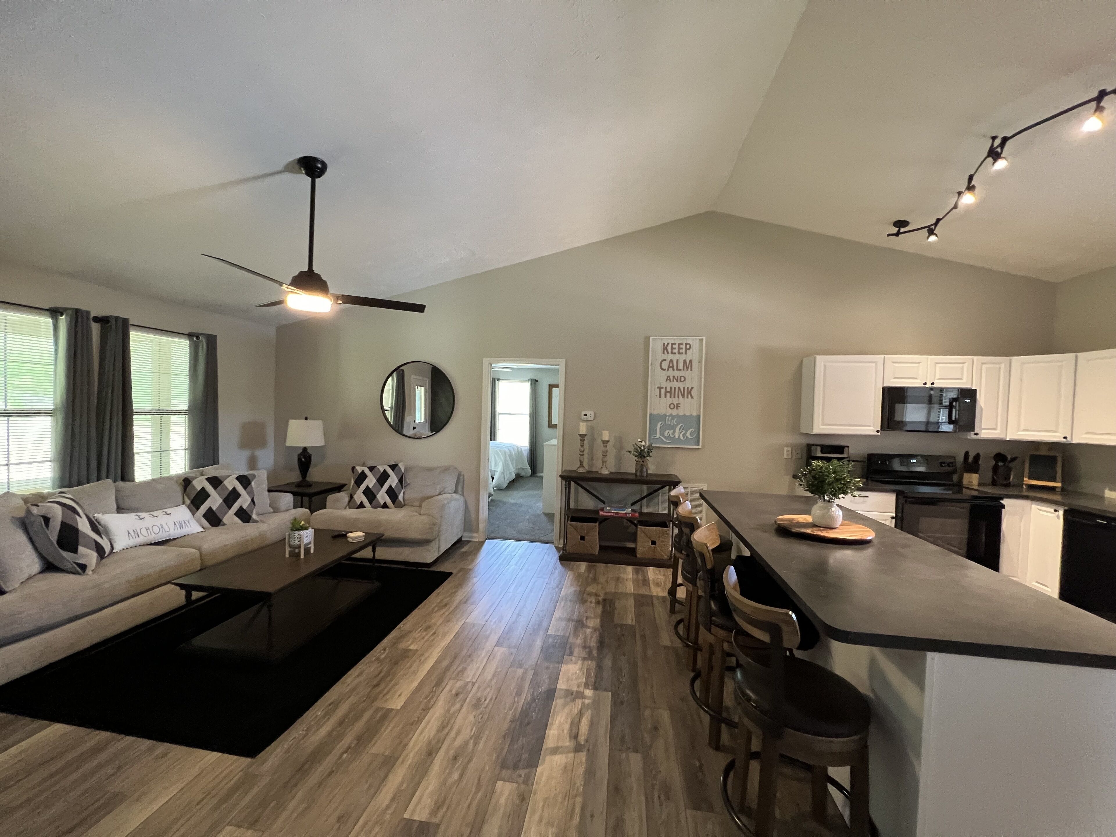 TV, fireplace, DVD player