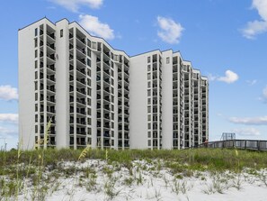 Navarre Towers From Beach