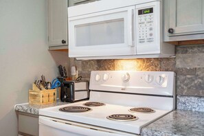 Condo, Multiple Beds, Patio, Mountain View (Black Bear Lodge) | Private kitchen | Coffee/tea maker