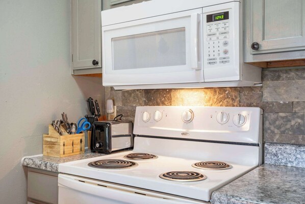 Condo, Multiple Beds, Patio, Mountain View (Black Bear Lodge) | Private kitchen | Coffee/tea maker