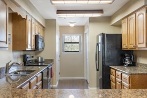 Condo, Multiple Beds, Patio, Pool View (Foothills Tranquility) | Private kitchen